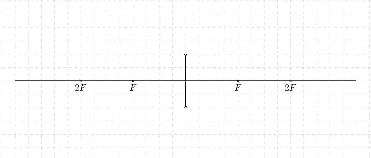 Blank ray diagram for GCSE Physics